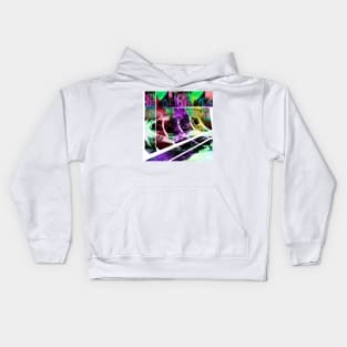 Mazatlán street art landscape collage Kids Hoodie